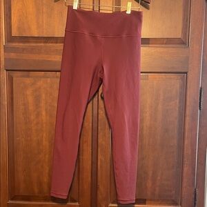 Athleta Elation High Rise Rib Leggings